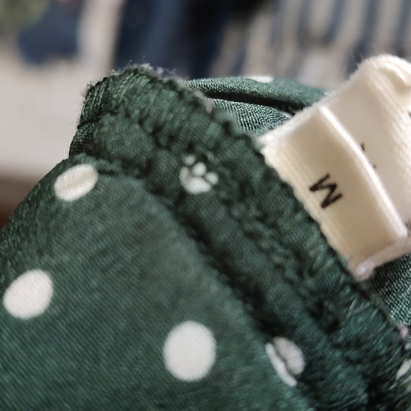 Green polka dot skirt - Picture 6 of 12